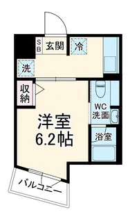 ラフィスタ元町Ⅱ【3階】の間取り