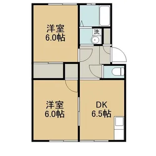 サンソーブルK【1階】の間取り