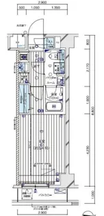 メインステージ入谷Ⅴ【2階】の間取り