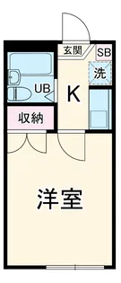 カトレアⅠ【204号室】の間取り