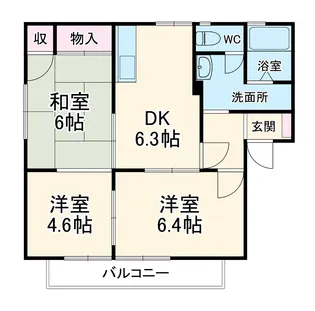 ビクトリーハイツ【205号室】の間取り