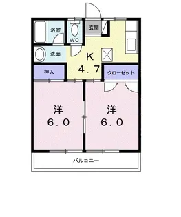 アネックスⅠ【1階】の間取り