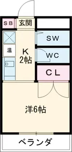 メゾンドアムール【307号室】の間取り