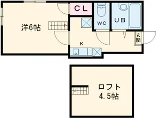 COLONNA MILIARE【1階】の間取り