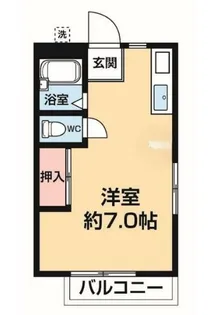 グリーンハイツ【0101号室】の間取り