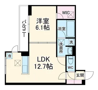 NOBLE RAFFINER北浦和【1階】の間取り