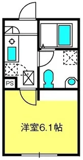 DELIGHT赤見台【102号室】の間取り
