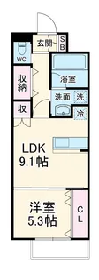 LA・LA【2階】の間取り