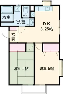 BE−Ⅲ・C【202号室】の間取り