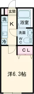 アザーレ・パッシオ平和台【303号室】の間取り
