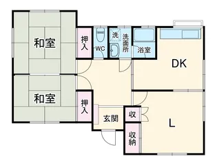 サンライズ元島田【1階】の間取り