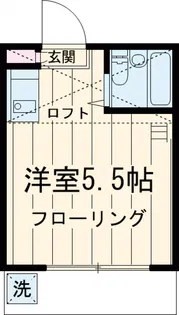 ボヌール分倍河原【1階】の間取り
