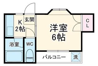 シャンティB【2階】の間取り