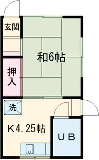 吉村荘【1階】の間取り