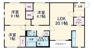 グレイス【1階】の間取り