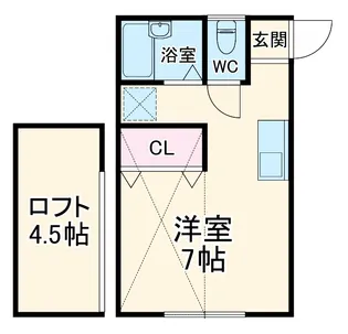 コーポさくら【B号室】の間取り
