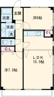 アパートメントカヤ田園調布【303号室】の間取り