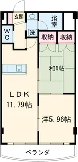 TWIN VILLA A【302号室】の間取り