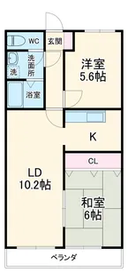 アベニュー弐番館【2階】の間取り