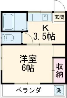 第一北野荘A棟【2階】の間取り