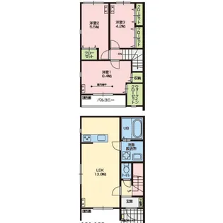 N.forte成田宗吾【103号室】の間取り
