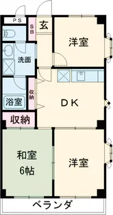 SK小松川【2階】の間取り