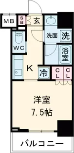 ルフォンプログレ南大塚【9階】の間取り