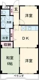 SK小松川【3階】の間取り