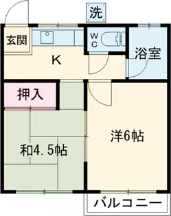 コーポ井上【2階】の間取り