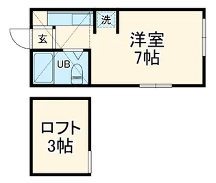 VILLA港南台【2階】の間取り