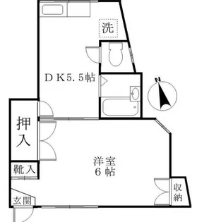 高野荘【1階】の間取り