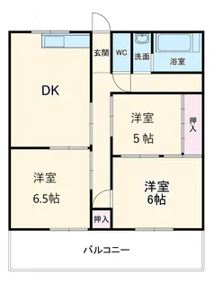 マンション バレンシア【3階】の間取り