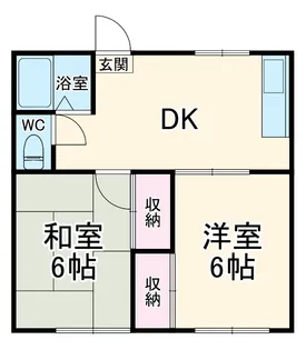 ロスピック森戸【1階】の間取り