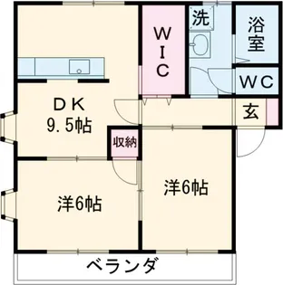 ステイシアⅢ大嶋レジデンスC【102号室】の間取り
