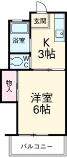 コーポひかり【1階】の間取り