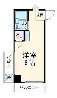 リヴァーサイドコーポ【3階】の間取り