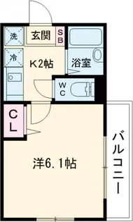 ラージフィールド【3階】の間取り