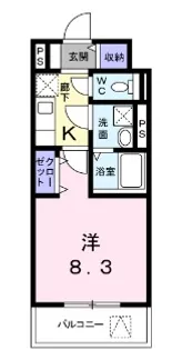 ソフィアスコーレ【2階】の間取り