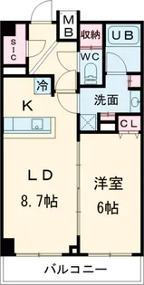 HF曳舟レジデンス【5階】の間取り