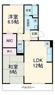 グランドキャッスルGOMI B【2階】の間取り