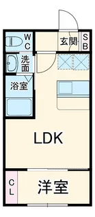 メゾンココン久地【1階】の間取り
