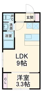 メゾンココン久地【3階】の間取り