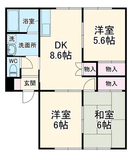ピアー横手【1階】の間取り