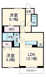 BELL RUN【1階】の間取り