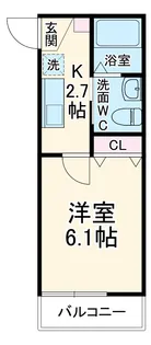 アキノワール【1階】の間取り
