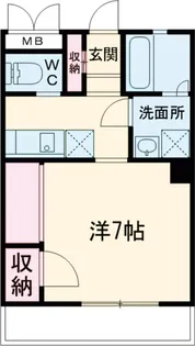 アドニス北沢【1階】の間取り