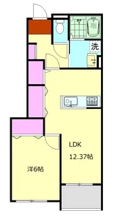 メビウステラス【1階】の間取り