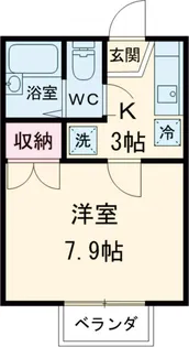 いぶきの丘ハイムパート1【102号室】の間取り