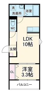 LECOCON一宮VI【1階】の間取り