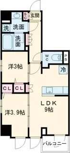 ブランシエスタ品川大井町パークエッジ【1階】の間取り